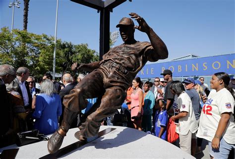 where is the jackie robinson statue located