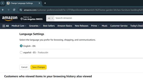 Where Is The Language Settings In Amazon