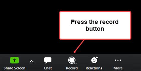 Where Is The Record Button In Zoom