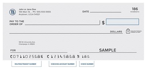 where is the routing number on a check blank