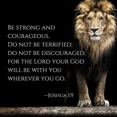where is the scripture be strong and courageous