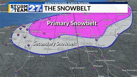 where is the snow in ohio