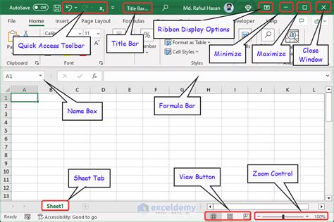 Where Is The Title Bar In Excel