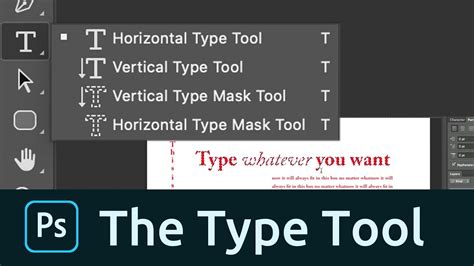 Where Is The Type Tool In Adobe