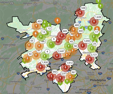 where is there a power outage today