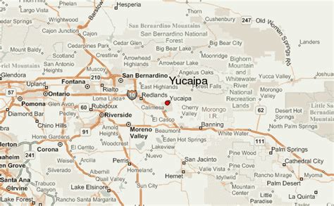 where is yucaipa california located