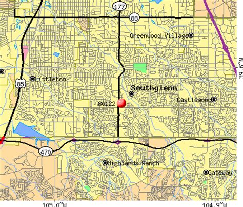 where is zip code 80122