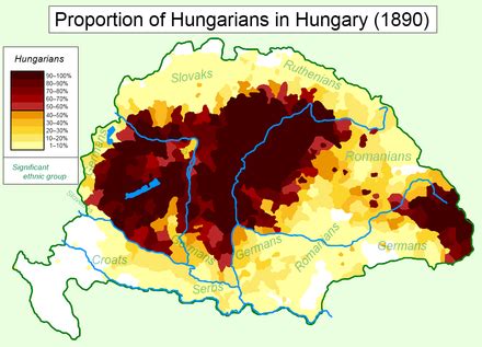 where magyars hungarians are in the world
