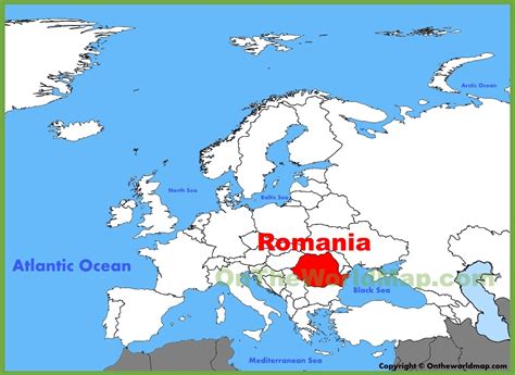 where romania is located