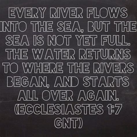 where the river meets the sea bible
