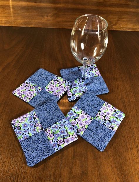 where to buy fabric coasters for glasses