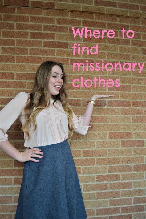 where to buy missionary clothes