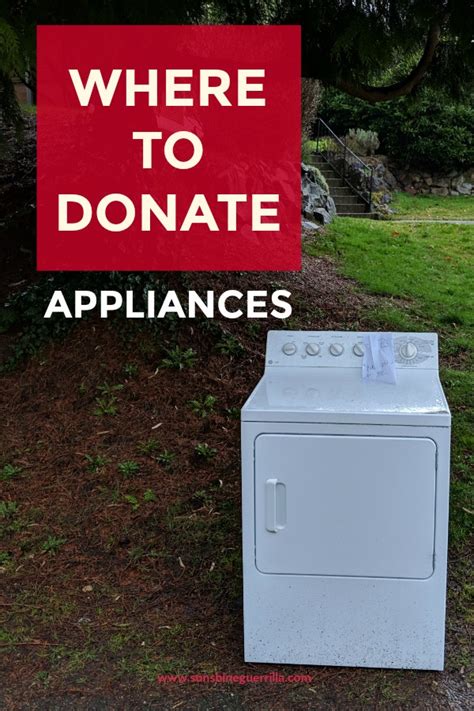 where to donate appliances in toronto