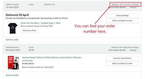 where to find amazon order code