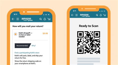 where to find amazon qr code for return