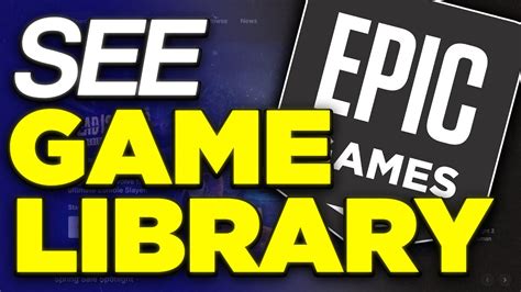 where to find epic games library