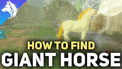 where to find giant horse totk