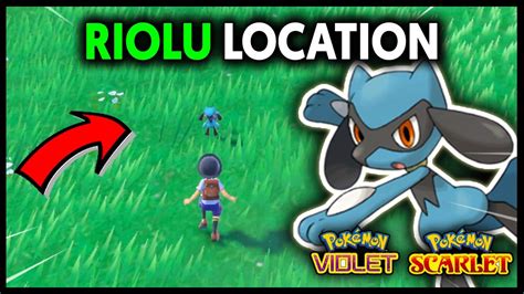 where to find riolu in pokemon scarlet
