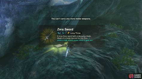 where to find zora weapons totk
