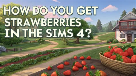 Where To Get Strawberries In Sims