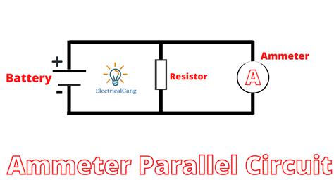Where To Place Ammeter In Parallel Circuit