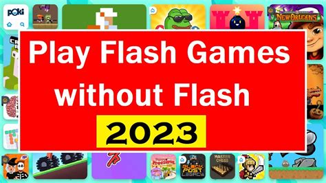 where to play flash games without flash