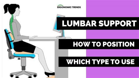 where to position lumbar support on chair