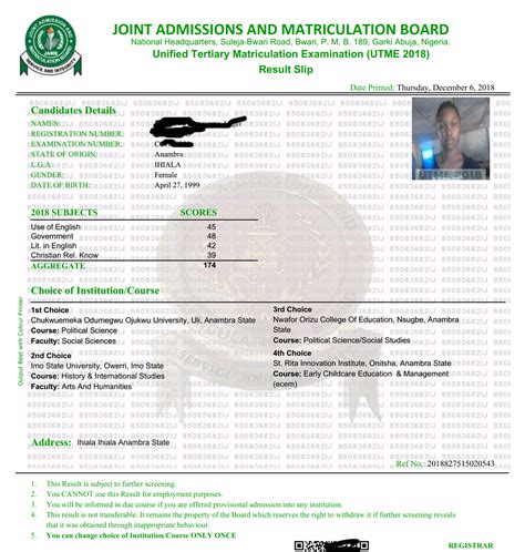 where to print out jamb result slip