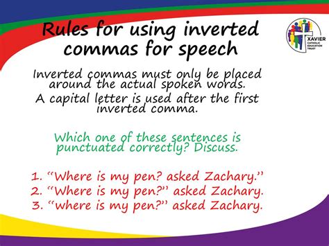 where to put comma in direct speech