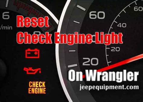 where to reset check engine light