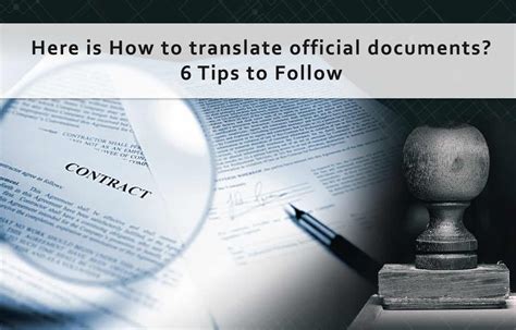 where to translate official documents