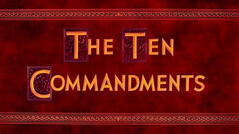 where to watch the 10 commandments