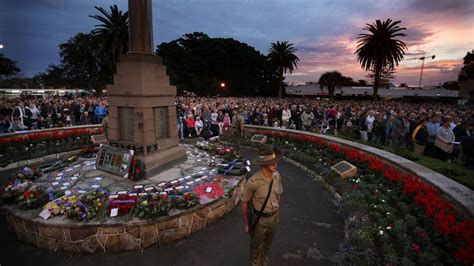 where was the first anzac day service held