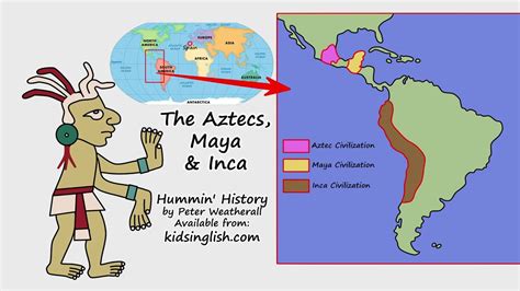 where were the inca aztec and mayan located