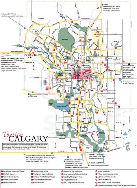 Calgary Map with Communities OFO Maps