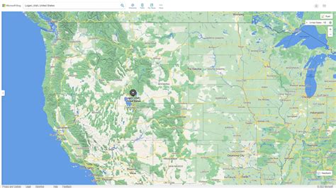 Colorful vector map of Logan, Utah, United States of America. Art Map template for selfprinting