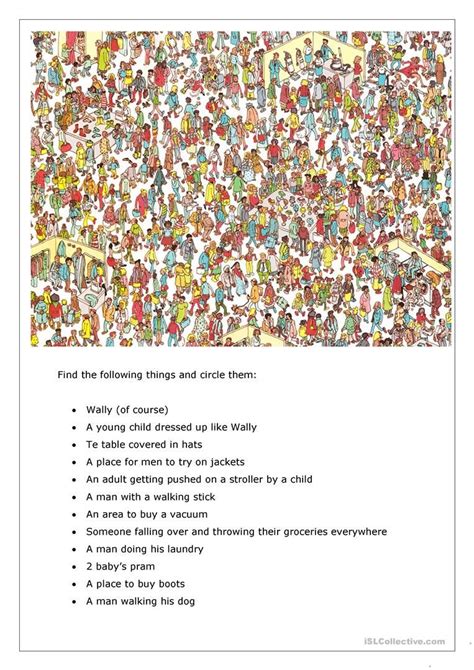 Wheres Wally Printable Pdf
