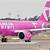 which airline has pink planes