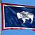 which animal features on the flag of the american state of wyoming?