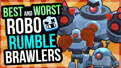Using TERRIBLE Brawlers in Robo Rumble! Brawl Stars YouTube