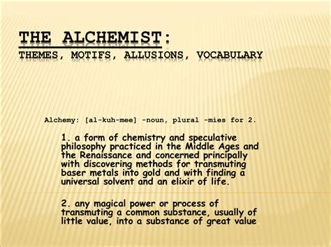 😀 Literary devices in the alchemist. the alchemist