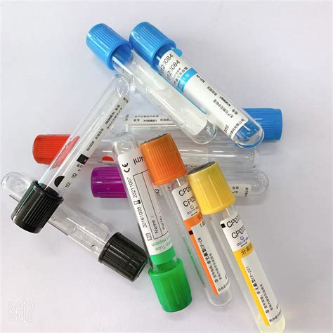 EDTA Na 2 Glucose Blood Tube Phlebotomy Color Coded For Sugar Hemolysis