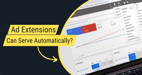 Which Ad Extensions Can Serve Automatically Answer