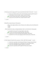 Which Answer Ranks the Importance of Items in the Chart the Most Accurately? A Comparative Analysis