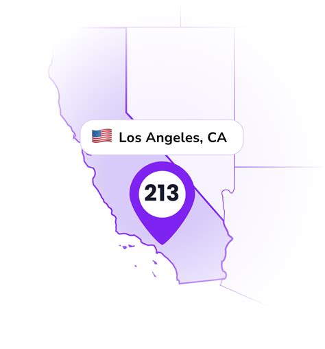 which area code number is 213