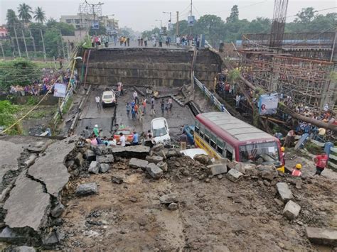 which bridge collapsed in india recently