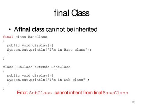 which cannot be inherited from a base class in java programming