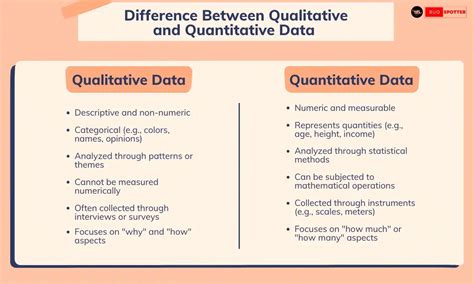 Quantitative vs Qualitative Data: Understanding the Key Difference in Characteristics