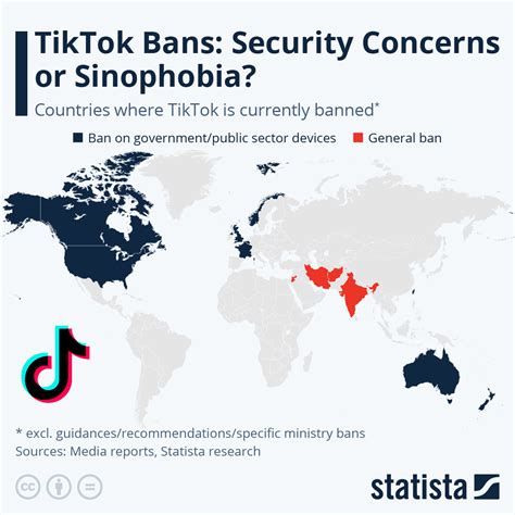 which countries banned tiktok