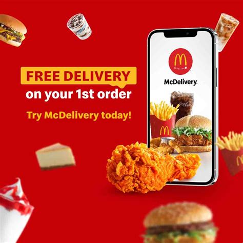 which delivery app has mcdonald's